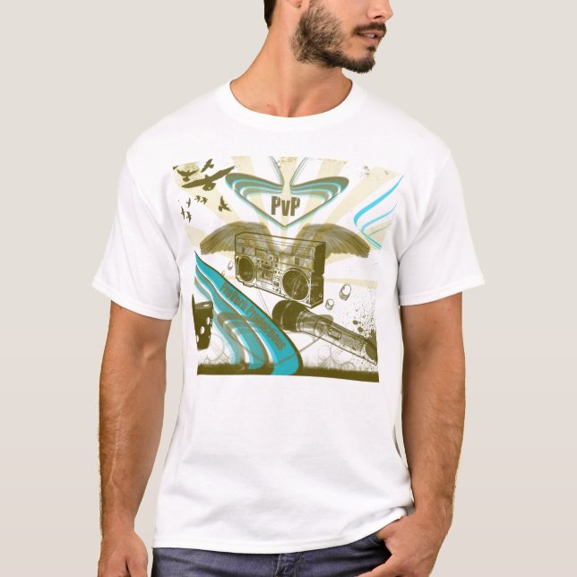 Camiseta del fondo de PVP (Anverso)