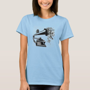 Camiseta del fonógrafo