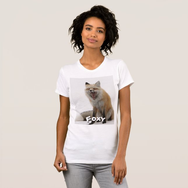 Camiseta del Fox, camiseta astuta, ropa de la (Anverso completo)