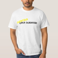 Camiseta del friki del científico de los datos de