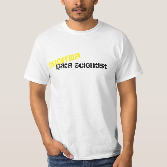 Camiseta del friki del científico de los datos de (Anverso)