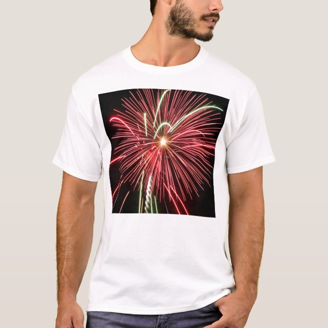Camiseta del fuego artificial (Anverso)