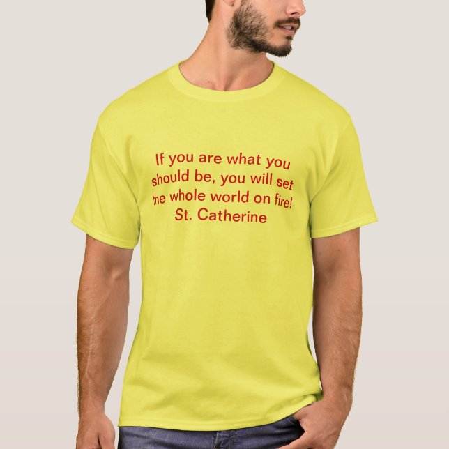 Camiseta del fuego del St Catherine (Anverso)