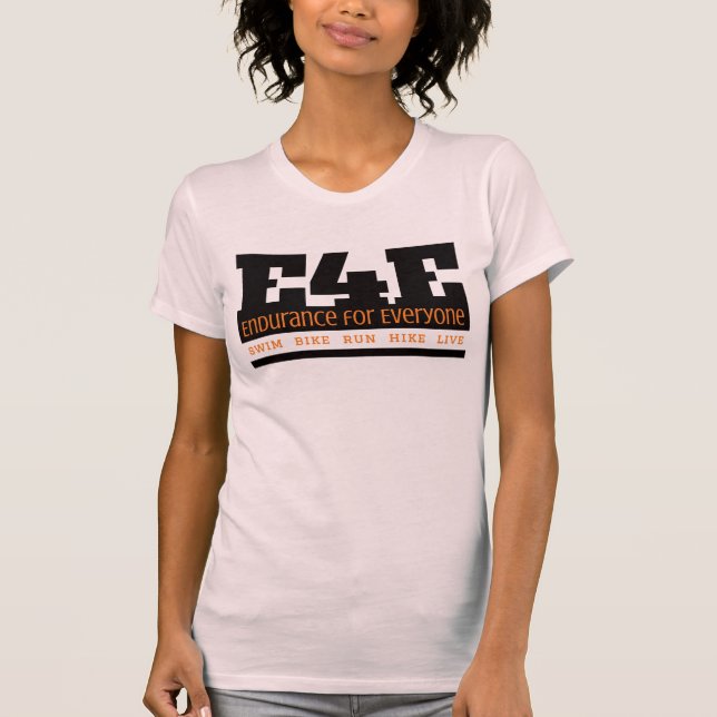 camiseta del funcionamiento de las mujeres de (Anverso)