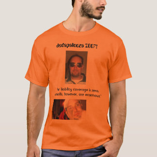 Camiseta del funcionario de Jedapalooza