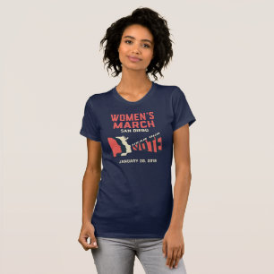 Camiseta del funcionario de marzo San Diego de las