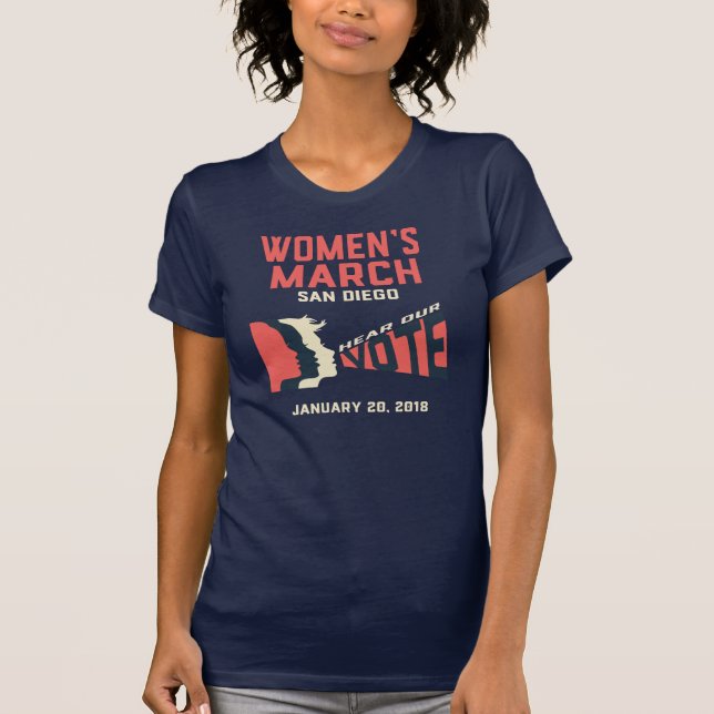 Camiseta del funcionario de marzo San Diego de las (Anverso)