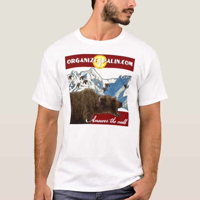 camiseta del funcionario de Organize4Palin.com (Anverso)
