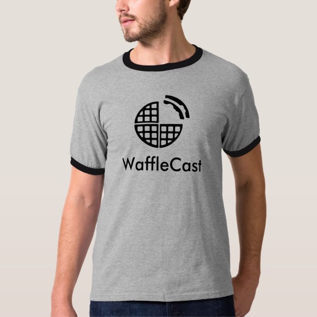 Camiseta del funcionario de WaffleCast (Anverso)