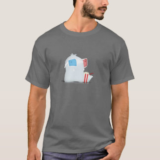 camiseta del funcionario del monstruo 3D