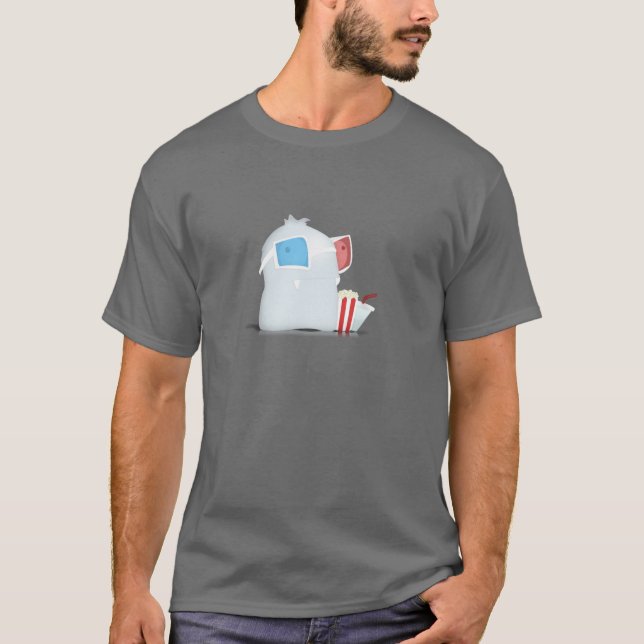 camiseta del funcionario del monstruo 3D (Anverso)