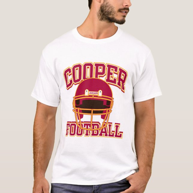 Camiseta del fútbol de la High School secundaria (Anverso)