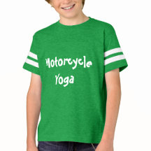 Camiseta del fútbol de la yoga de la motocicleta