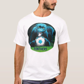 Camiseta del fútbol de las panteras
