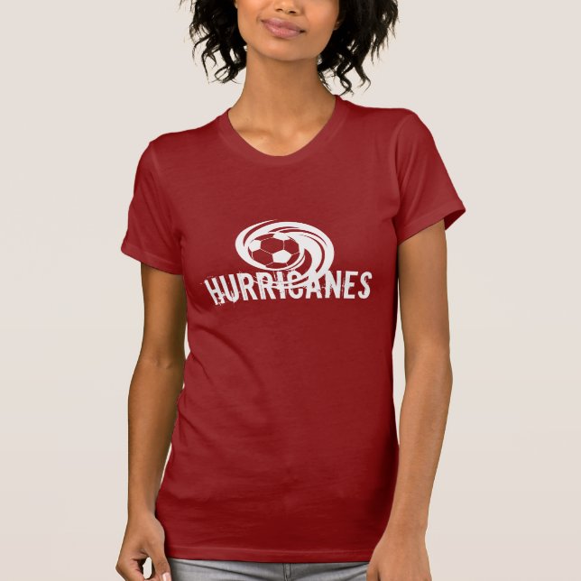 Camiseta del fútbol de los huracanes (Anverso)