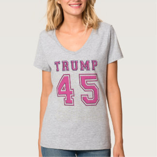 Camiseta del fútbol de presidente PINK de Donald