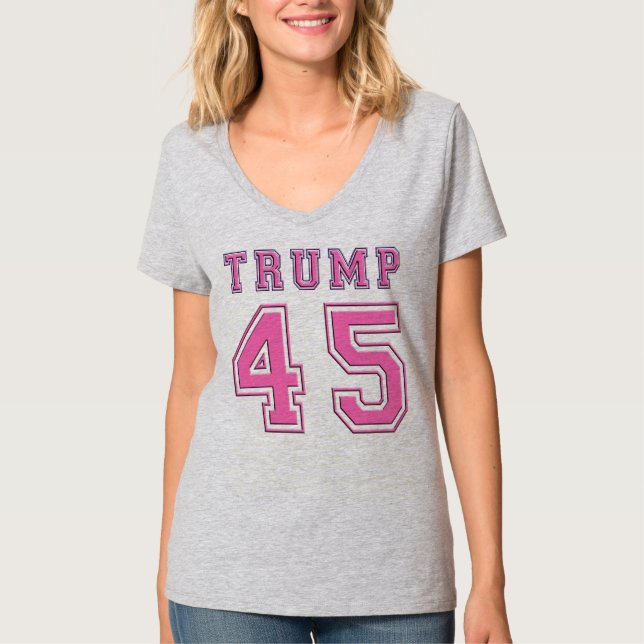 Camiseta del fútbol de presidente PINK de Donald (Anverso)