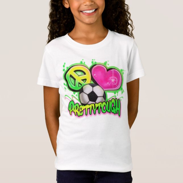 Camiseta del fútbol del amor de la paz (Anverso)