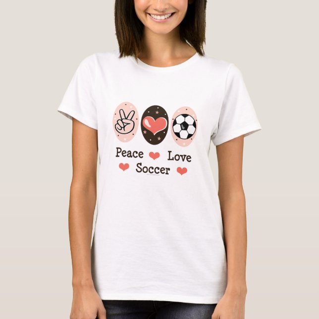 Camiseta del fútbol del amor de la paz (Anverso)