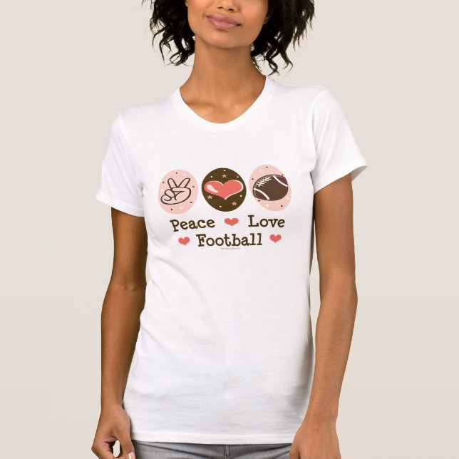 Camiseta del fútbol del amor de la paz (Anverso)