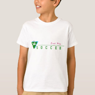 Camiseta del fútbol del juego de los niños apenas