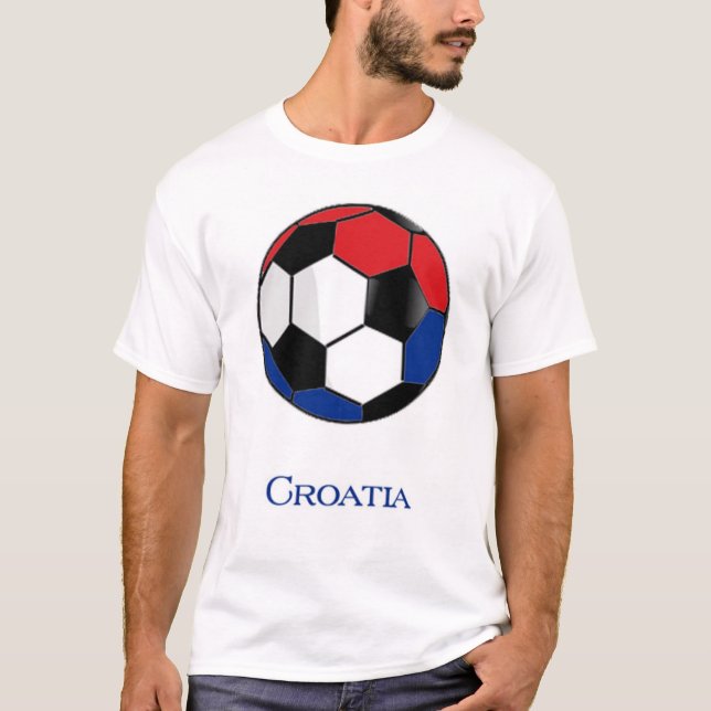 Camiseta del fútbol del mundial de Croacia (Anverso)