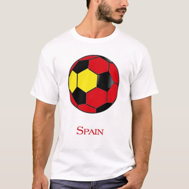 Camiseta del fútbol del mundial de España (Anverso)
