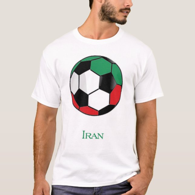 Camiseta del fútbol del mundial de Irán (Anverso)