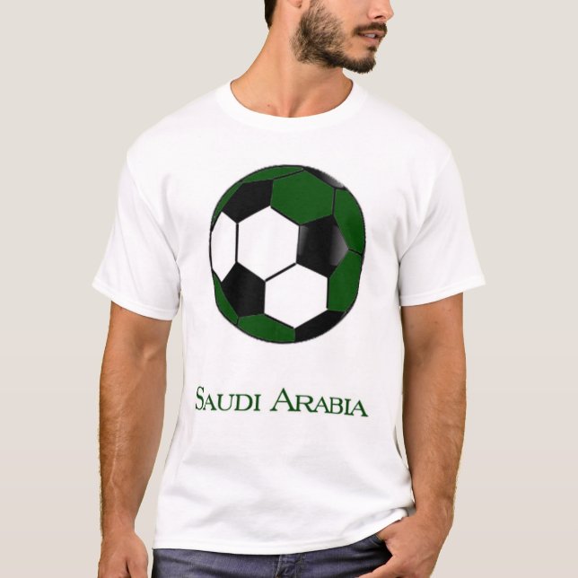 Camiseta del fútbol del mundial de la Arabia (Anverso)