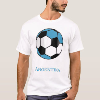 Camiseta del fútbol del mundial de la Argentina