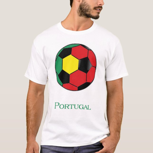 Camiseta del fútbol del mundial de Portugal (Anverso)