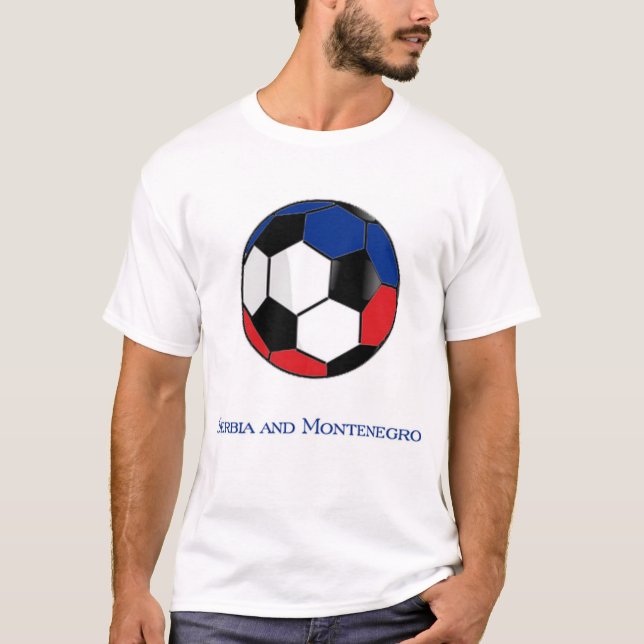 Camiseta del fútbol del mundial de Serbia y de
