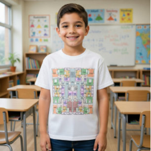 Camiseta del futuro arquitecto de Blueprint Kid