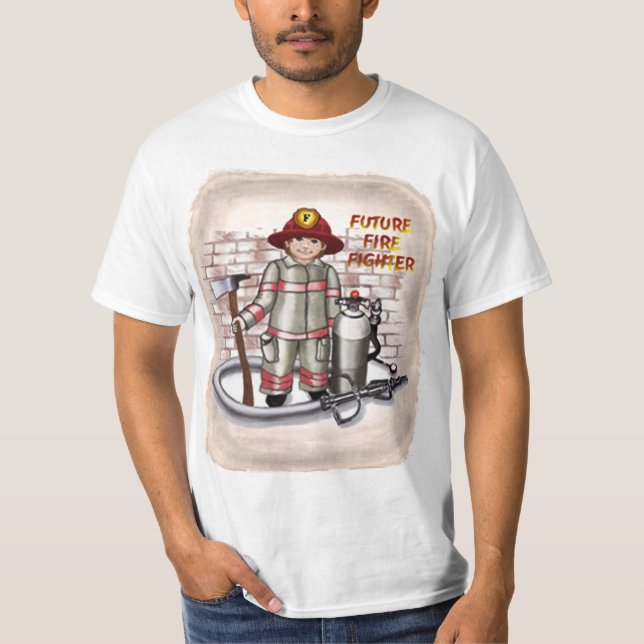 Camiseta del futuro bombero (Anverso)