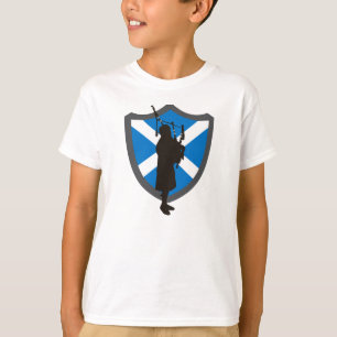 Camiseta del gaitero de los niños: Escudo del