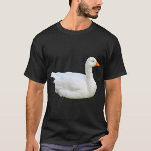 Camiseta del ganso Emden blanco