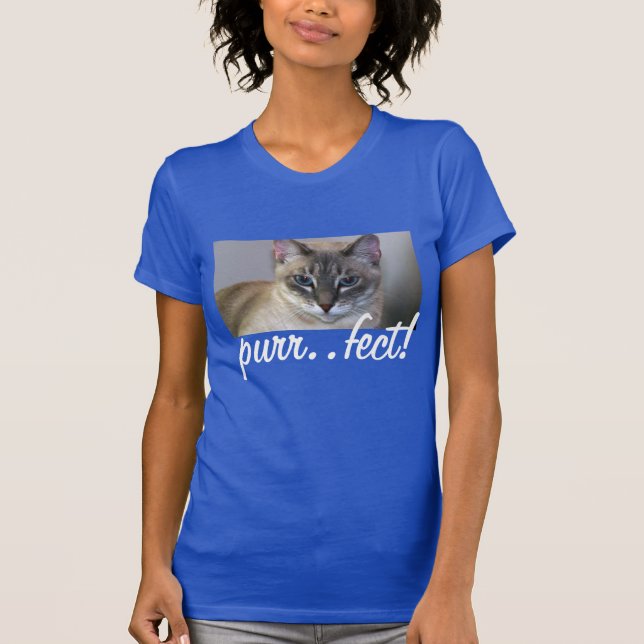 Camiseta del "gatito" de las mujeres (Anverso)