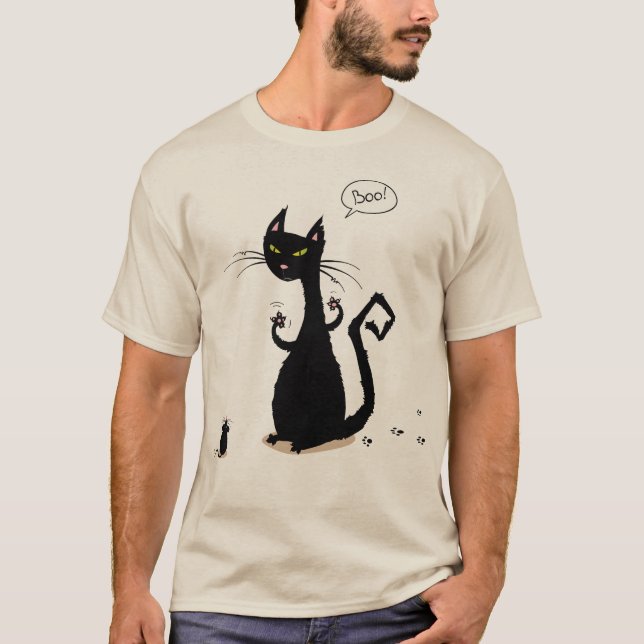 Camiseta del gatito del abucheo (Anverso)