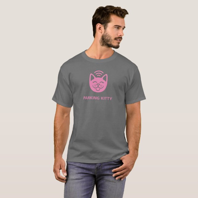 Camiseta del gatito del estacionamiento (Anverso completo)