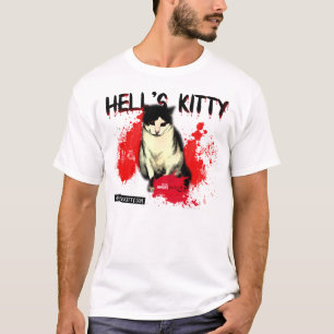 Camiseta del gatito del infierno - frente