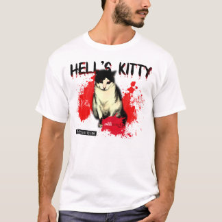 Camiseta del gatito del infierno - frente