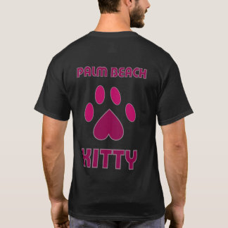 Camiseta del gatito del Palm Beach