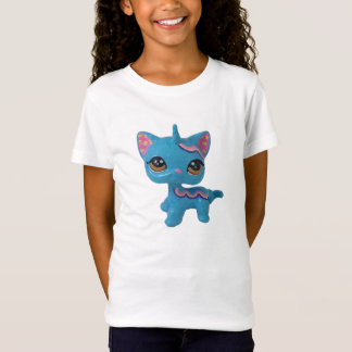 Camiseta del gatito del unicornio