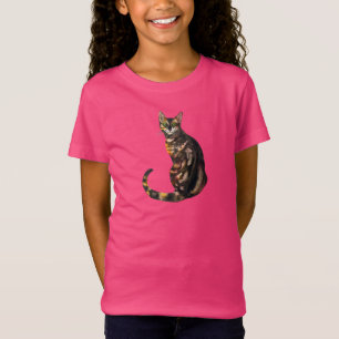 Camiseta del gato bengalí