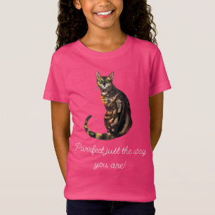 Camiseta del gato bengalí