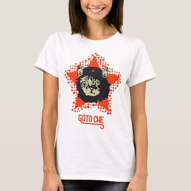 Camiseta del gato de Che Guevara (Anverso)