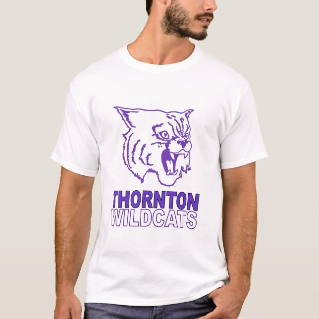 Camiseta del gato de los gatos monteses de (Anverso)