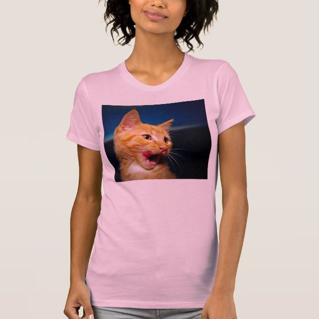 Camiseta del gato de Tabby (Anverso)