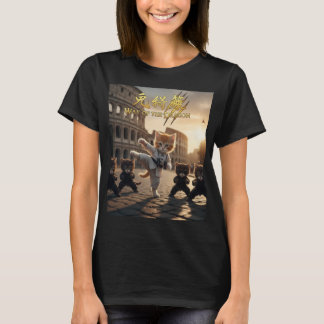 Camiseta del gato del camino del dragón