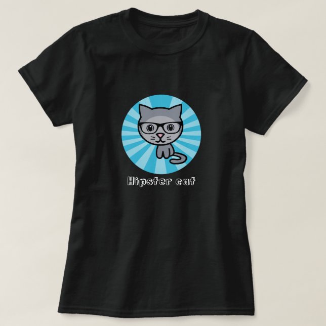 Camiseta del gato del inconformista (Diseño del anverso)